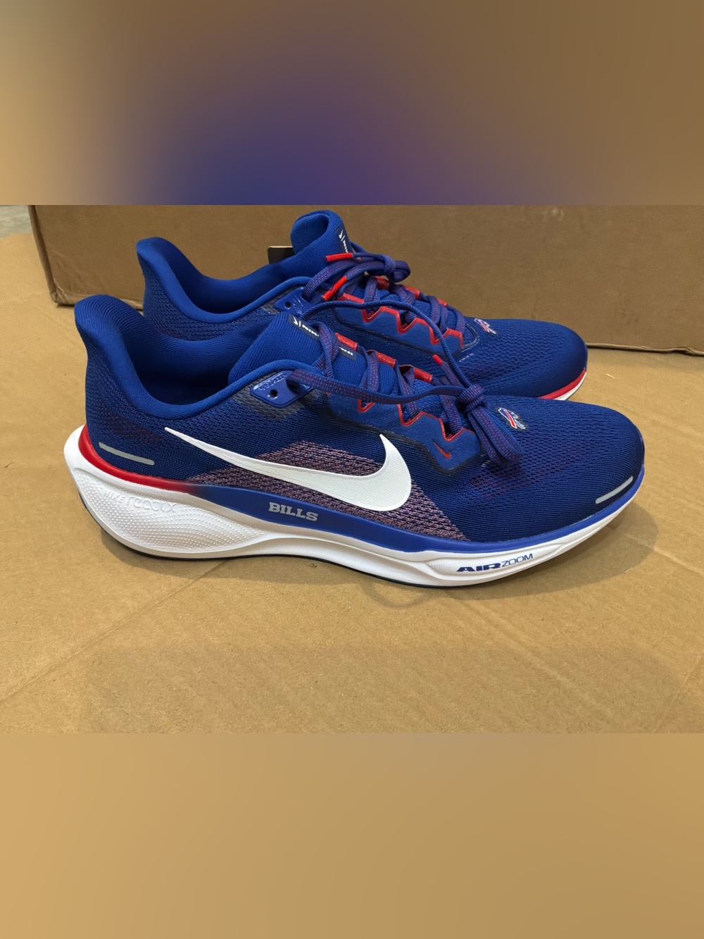 New Nike NFL Air Zoom Pegasus 41 Buffalo Bills FZ5074-400 Men’s 12